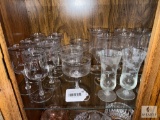 Lot Large of Clear, Glass, & Possible Cut Glass