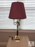 French Horn Bouillotte Lamp