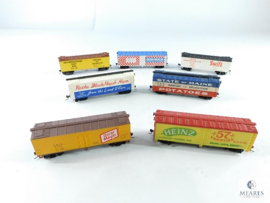 Seven Miniature Refrigerator Cars