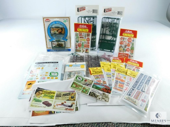 Assorted Miniature Billboards & Signage