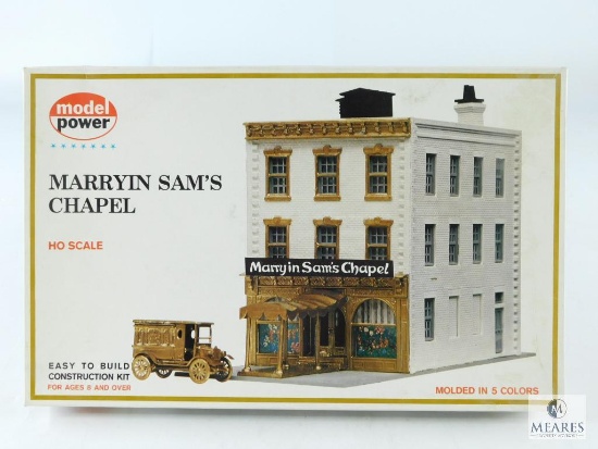 Model Power HO Scale Marry in Sam's Chapel Construction Kit 457