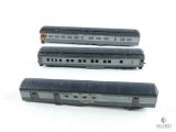 Three 80' New York Central Passenger Cars