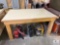 Custom-Built Wooden Work Table