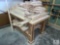 Custom-Built Work Table and Wood Drawer Cut Pieces