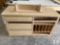 Custom-Built Work Table with Drawers