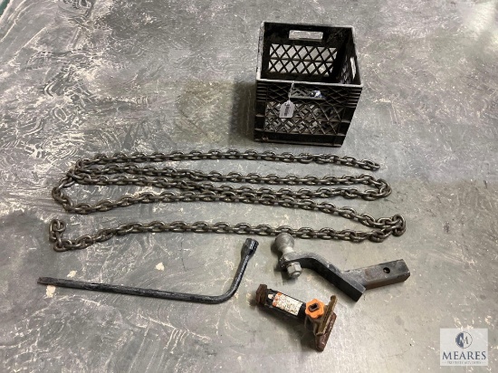 Chain, 2-inch Receiver, Jack and Tire Iron