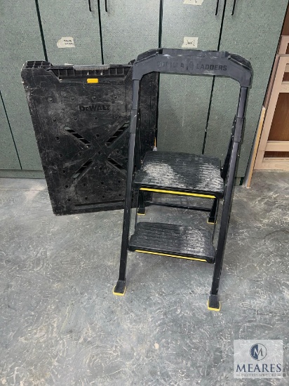 DeWalt Portable Work Stand and Gorilla Ladder