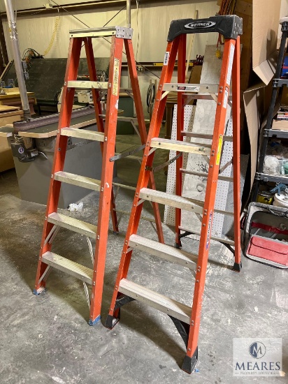 Two 6-foot A-Frame Ladders