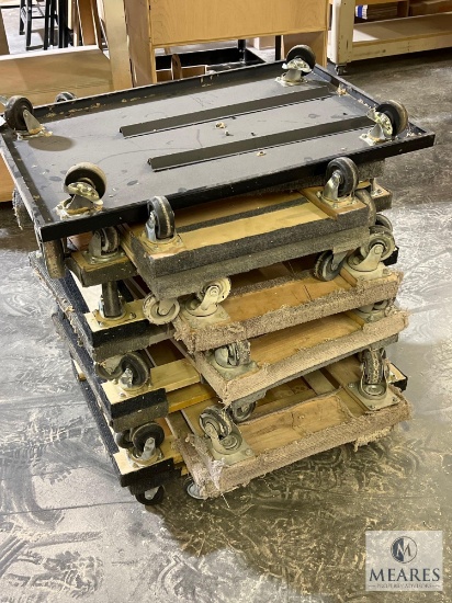 Group of 15 Rolling Dollies