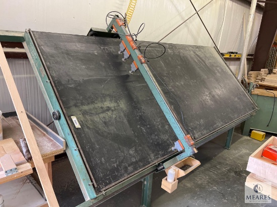5' x 12' Ritter R200 Face Frame Assembly Clamp Table with Four Pneumatic Pumps