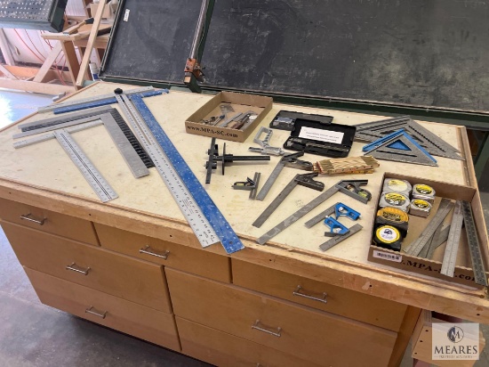 T-squares, Drywall Squares and Measuring Items