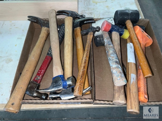 Hand Tool Lot: Various Hammers and Mallets