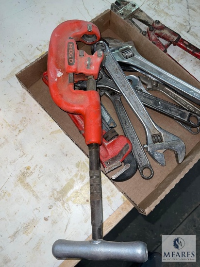 RIDGID 2A/202 Pipe Cutter, Bolt Cutters, Pipe Wrench, Crescent Wrenches