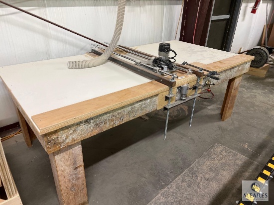Porter-Cable Heavy Duty Router with Custom-Built Work Table