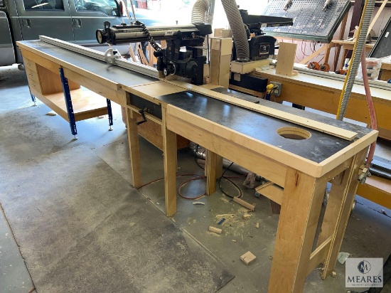 Craftsman Radial Arm Saw with Custom-Built Work Table