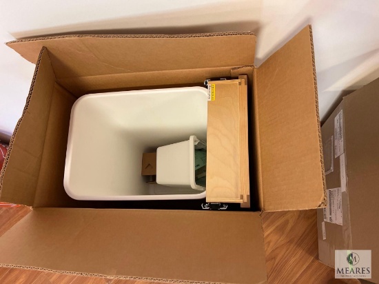 NEW - Rev-A-Shelf Single Trash Can Drawer Insert