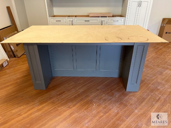Custom Island Section with Removable Work Top