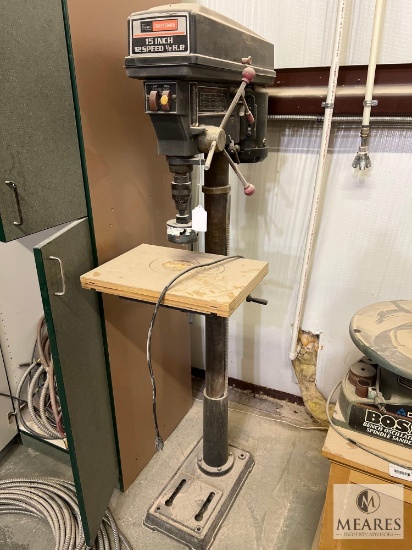 Sears Craftsman 15-inch 12-speed Drill Press