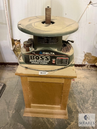 Delta BOSS Bench Oscillating Spindle Sander with Table