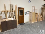 Large Lot of Drawer Boxes, Cut Wood, Wood Pieces