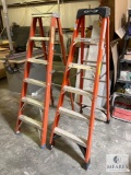 Two 6-foot A-Frame Ladders
