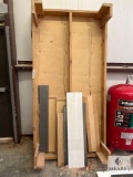 Custom-Built Platform and Wood Cut-Off Pieces