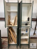 Custom-Built Cabinet Sections with Contents