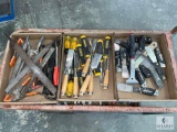 Hand Tool Lot: Files, Lathe/Woodworking Tools and Putty Knives