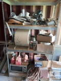 Shelf and Contents in Shipping Container