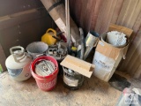 Fans, Fan Blades, LP Tank, Fuel Cans, Shelf Hardware