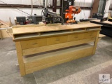 Custom-built Work Table with Drawers - MACHINES NOT INCLUDED