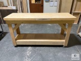 Custom-Built Rolling Work Table