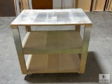 Custom-Built Rolling Work Cart