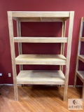 Custom Made Wooden Shelf Unit