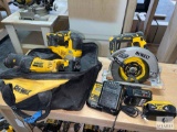 DeWalt Cordless 20-volt Tool Lot: Circular Saw, Jig Saw and Reciprocating Saw