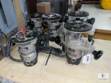 Group of (5) Porter-Cable Routers - 1001-T2, 6931 Type 2, 690LR Heavy Duty