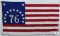 3'x5' 13 Star Bennington Flag '76 with Two Brass Grommets