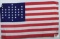 3'x5' 34-Star United States Flag with Two Brass Grommets