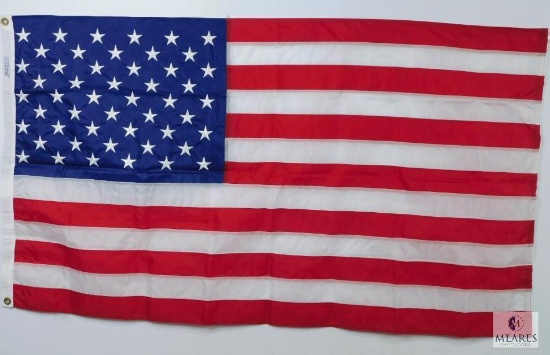 3'x5' 50 Star United States Flag with Two Brass Grommets