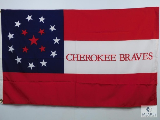 3'x5' Cherokee Braves Confederate US Civil War Flag with Two Brass Grommets