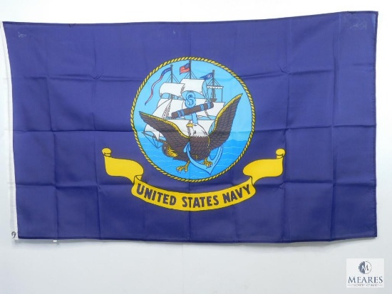 3'x5' United States Navy Flag with Two Brass Grommets