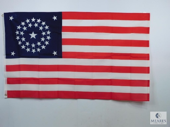 3'x5' 34 Star United States Flag with Two Brass Grommets