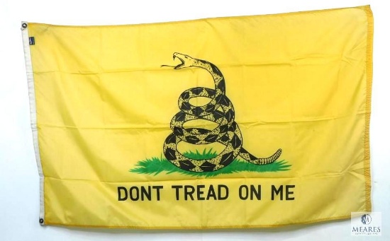 3'x5' Dont Tread On Me Flag with Two Brass Grommets