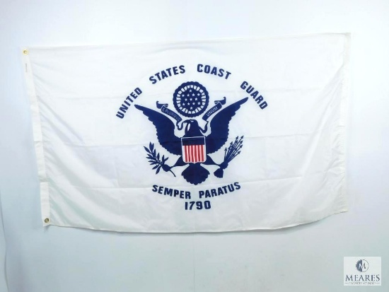 3'x5' DW United States Coast Guard Semper Paratus 1790 Flag with Two Brass Grommets