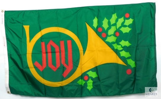 3'x5' Nylon Joy/Horn Flag with Two Brass Grommets