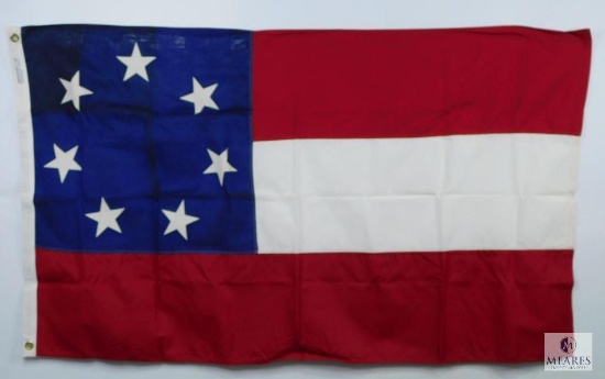 3'x5' Confederal First National - Confederal States of America Flag with Two Brass Grommets