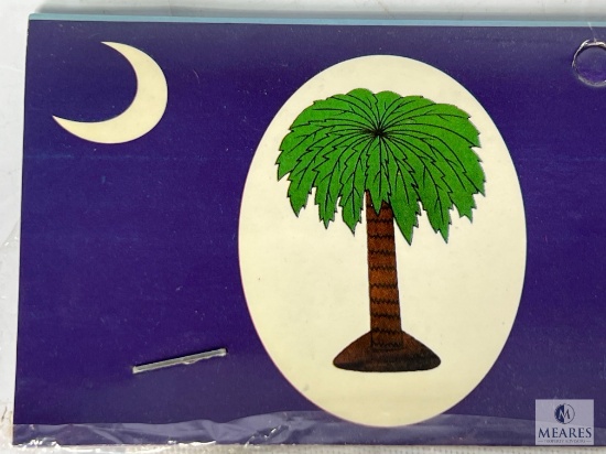 3'x5' South Carolina Two Days Flag with Two Brass Grommets
