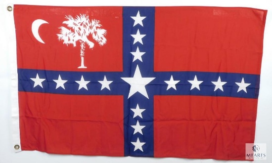 3'x5' South Carolina Sovereignty Secession Flag with Two Brass Grommets