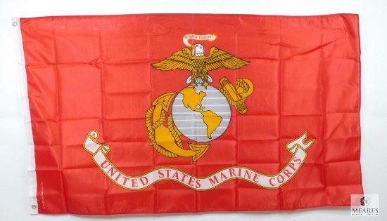 3'x5' United States Marine Corps Flag with Two Brass Grommets