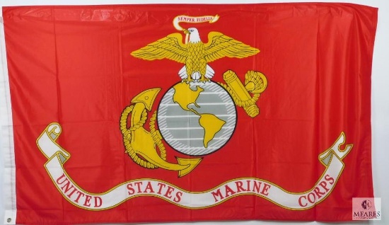 3'x5' United States Marine Corps Flag with Two Brass Grommets